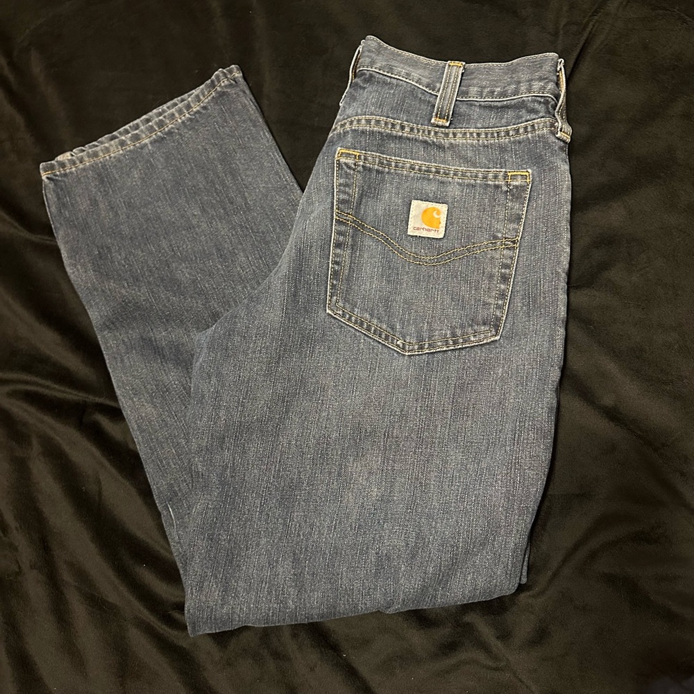 Carhartt Men's Relaxed Fit Blue Jeans